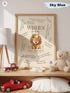 Christian Baby Poster Bundle – Lion Theme – Scripture, Affirmations & Wishes for Baby – Custom Keepsake